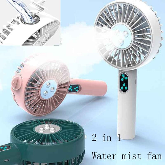 Portable Fan Water Mist Maker Mini Cooler Usb Small Fan Cooling Face Fan Sprayer Steamer Water Cooler USB Fan Cooler Mini Fan