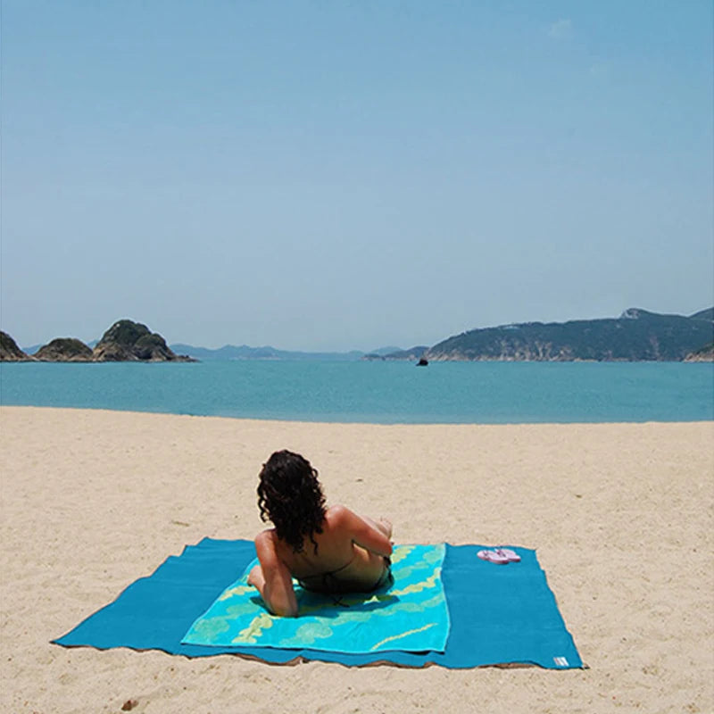 Beach Mat Magic Sand Beach Towels Blanket Portable anti Sand Towel Beach Towel Travel Summer Mat Dropshipping Large Beachtowel
